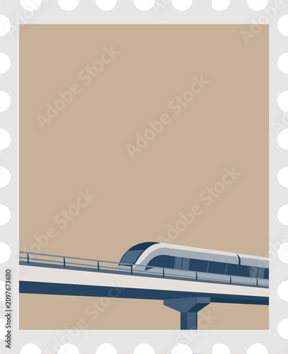 Metro Illustration vector / dubai city metro vector png