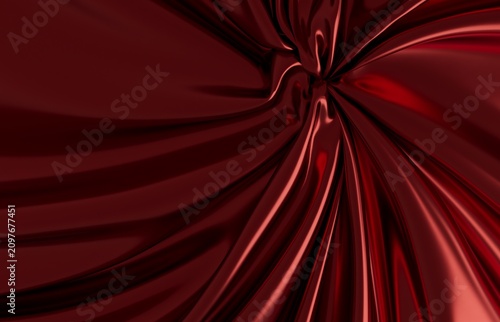 Luxurious deep red metallic...