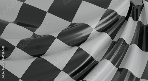 Abstract close-up of a glos...