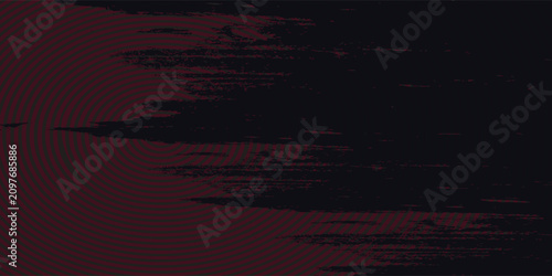 Abstract spiral shape in a grunge style. Vector illustration.