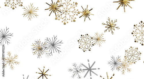 Festive winter background w...