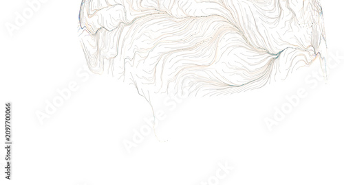 Intricate network of organi...