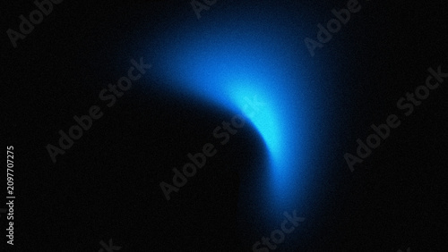 Konstfotografi Abstract blue energy visualization, glowing wave density plot, futuristic gradie