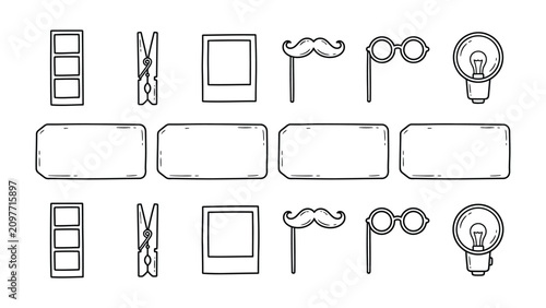 Fotografie Photo Booth Props Collection