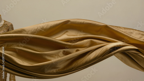Plakat Gold textile