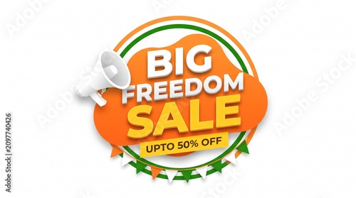 creative vector sale banner,poster illustration for Indian independence day-15th august.