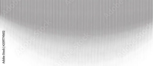 Tableau sur toile Minimalist vertical line pattern with fading edges graphic design element on tra