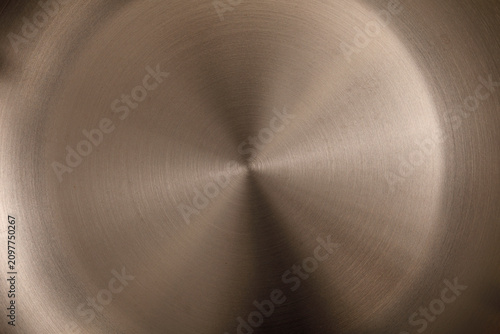 Close up view of a brushed ...