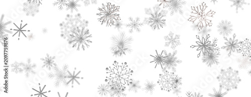 Delicate frozen crystals de...
