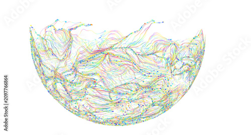 Abstract visualization of i...