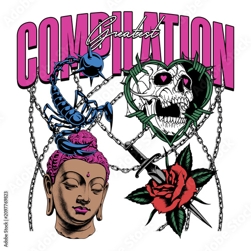 Quadro su tela GREATEST COMPILATION