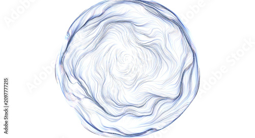 Intricate abstract sphere c...