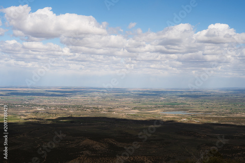 Bild auf Leinwand Scenic lookout over Montezuma Valley and Cortez at Mesa Verde National Park, Col
