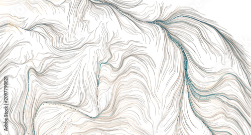Flowing abstract lines crea...