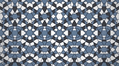 Fotografía Flat geometric tessellation polygon tile