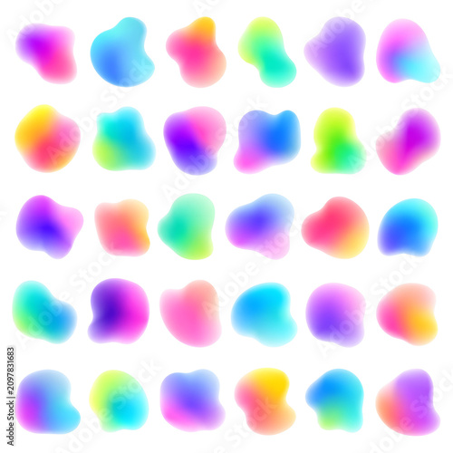 Aura Gradient Blob Vector Pack
