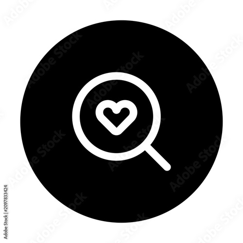 Self Evaluation line circular icon
