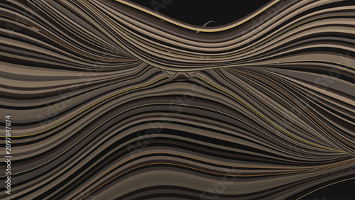 Принти на полотні Subtle topographic backdrop with complex layered waves and mesmerizing rhythmic