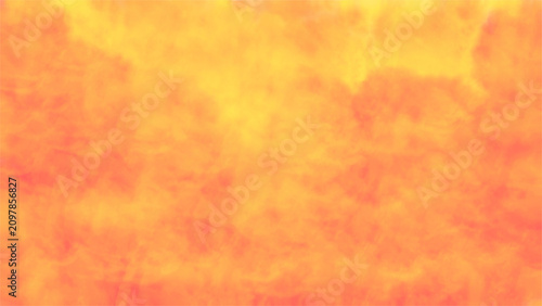 Fotografie Warm orange watercolor grunge texture background with artistic painted paper eff