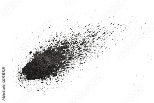  mud splash isolated transparency background.