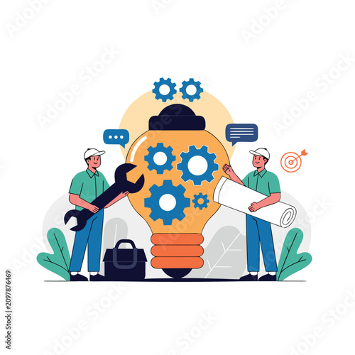 Engineers Planning an Innovative Business Solution