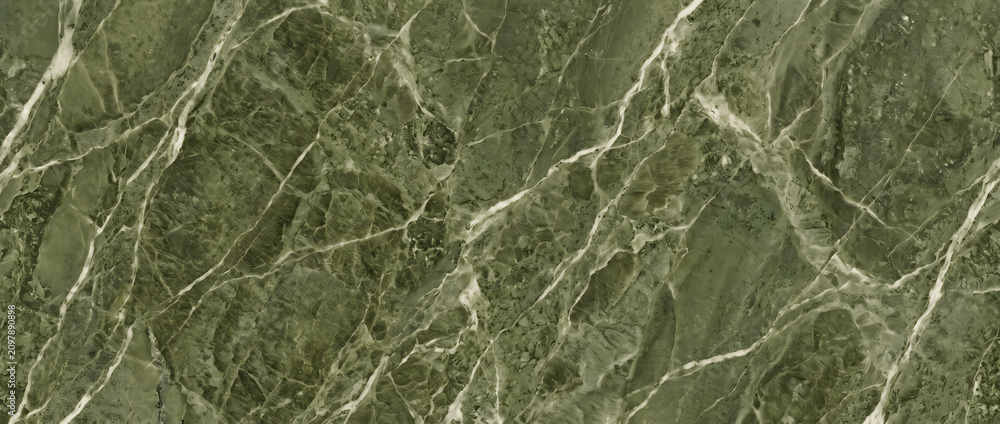 Naklejka premium marble texture background featuring muted khaki green natural stone surface with subtle veined pattern for luxury interior design and premium print projects