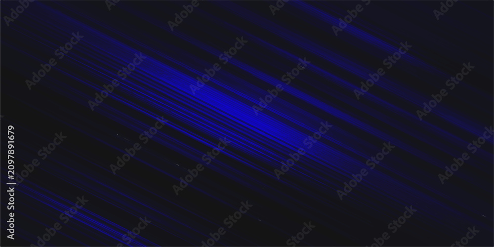 Obraz premium Abstract blue background with glowing digital lines, dynamic wave energy, and soft blur motion effect for modern technology wallpaper