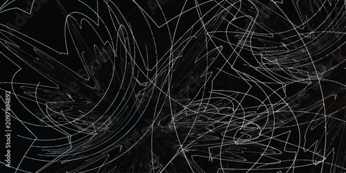 Obraz na płótnie detailed high resolution black grunge texture with chaotic white scratches and abrasions ideal for industrial design vintage overlays urban backgrounds and distressed elegant texture