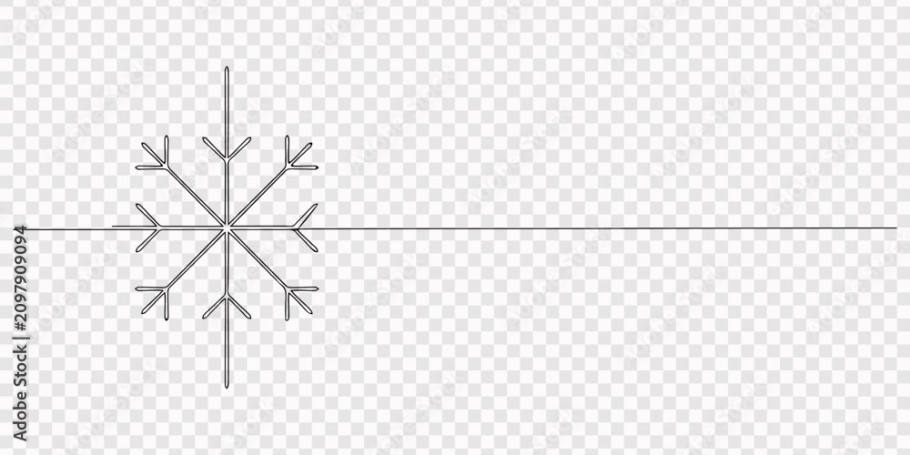 Photos Minimalist Snowflake Design