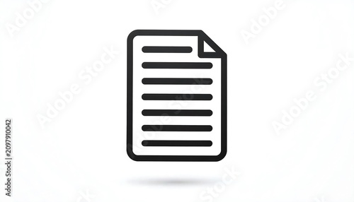 Minimalist smartphone outline on clean background.