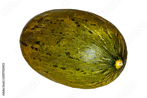 Whole honeydew melon with transparent background