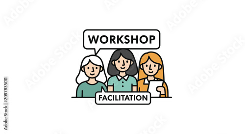 Fotografía Diverse women participating in workshop facilitation session