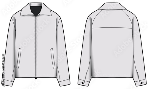 metal zipper shacket