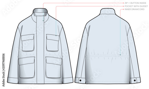 multi pocket jacket