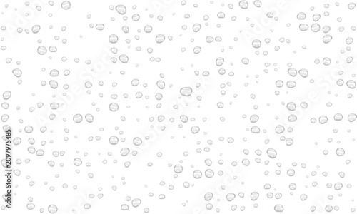 Realistic water drops. PNG drops, condensation on the window, transparent water drop. Abstract water drops, bubbles on transparent background, digital liquid design, Stock royalty free