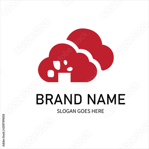 Cloud Storage Logo Template