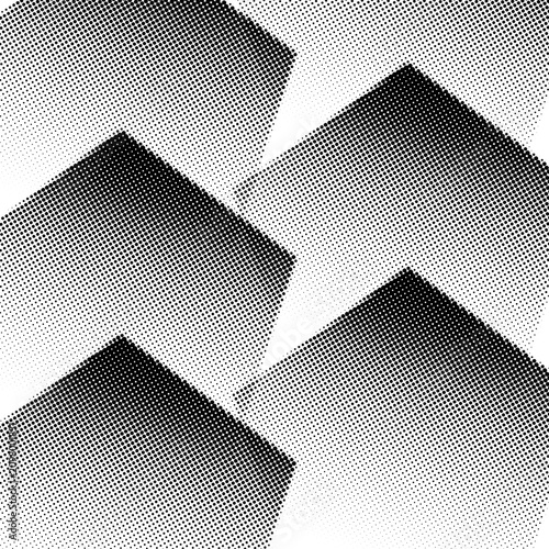 Abstract Halftone Dot Pattern