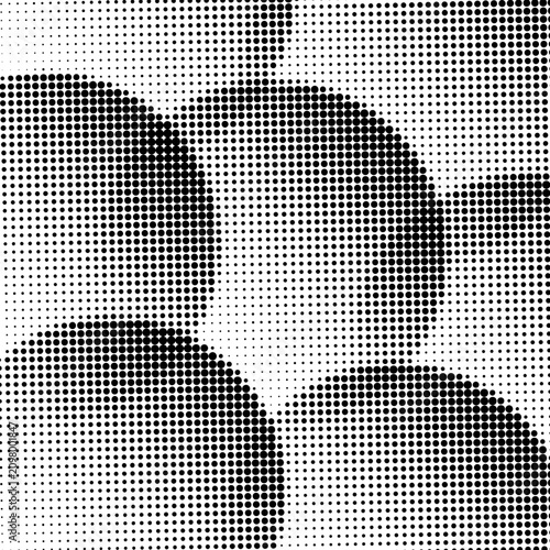 Abstract Halftone Dot Pattern