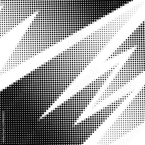 Abstract Halftone Dot Pattern