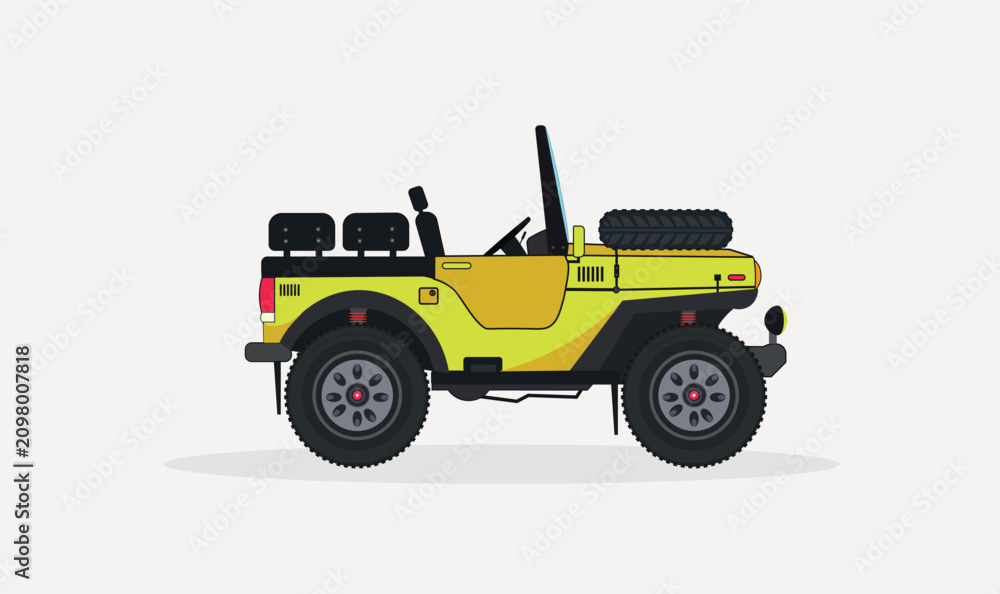 Fototapeta premium Jeep vehicle design