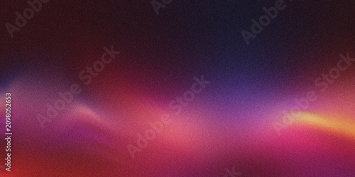 Obraz na plátne Abstract background with a grainy texture and a vibrant gradient of red, purple,