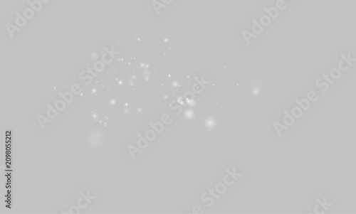 Foto White icy sparkle dust with glowing frozen mist, elegant winter particle effect,