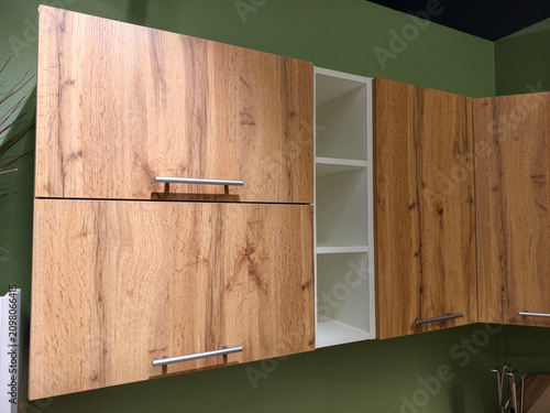 Kitchen sample displayed in a furniture showroom to inspire customers with functional and stylish options