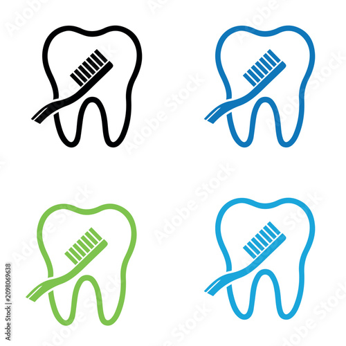 Clean Teeth Toothbrush Symbol Pack