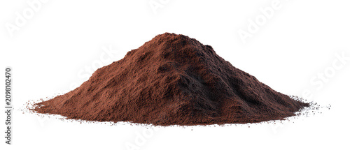 earth mound cutout isolated illustraion on transparent background texture soil