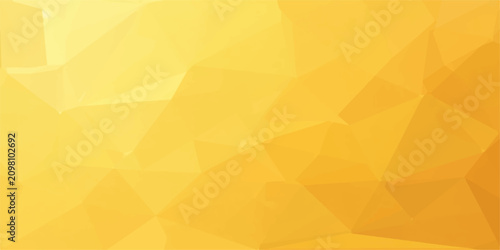 Abstract Yellow Geometric Triangle Pattern Background with Polygon Mosaic Shapes, Origami Paper Texture and Modern Vector Illustration Design for Creative Wallpaper and Futuristic Decoration