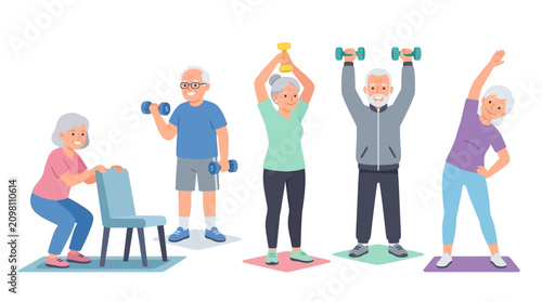 Older Adults Engaging in Fitness Activities to Promote Health and Well-being in a Community Setting