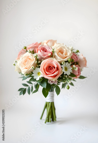 Elegant bridal bouquet with...