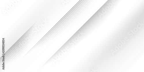 Slika na platnu Diagonal grey gradient lines background