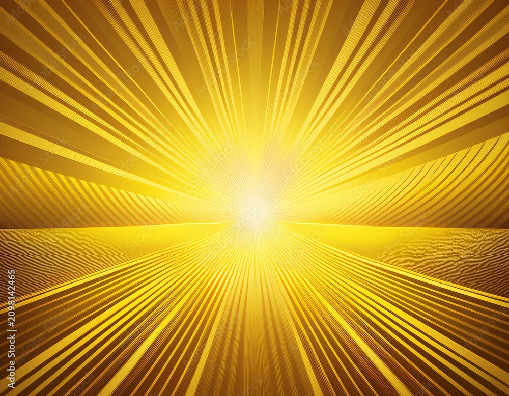 Fototapeta premium yellow sun burst abstract background